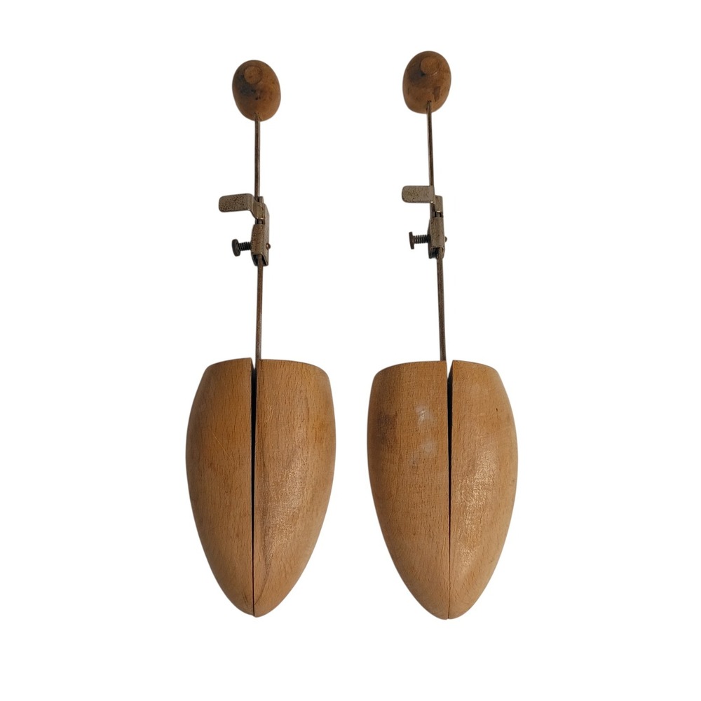 Vintage Sweden Wooden Shoe Stretchers Malmo? Made In Sweden‎